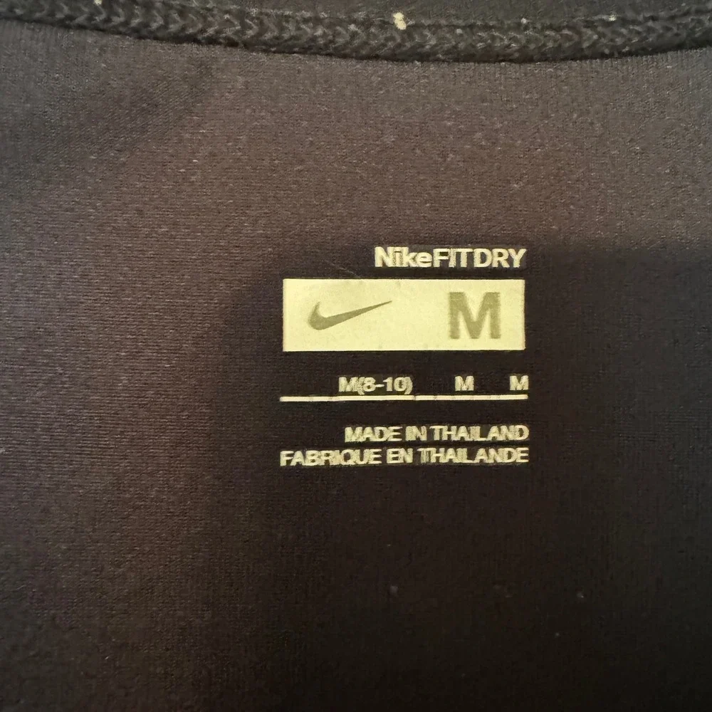 Nike Dri-FIT Women's Medium Black Long Sleeve Athletic Running Workout Top M